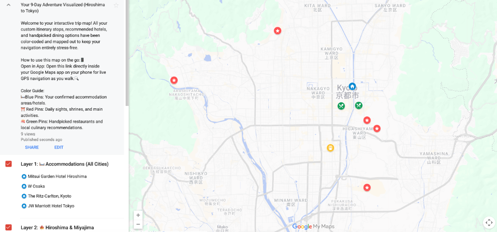 Custom Google Map Sample