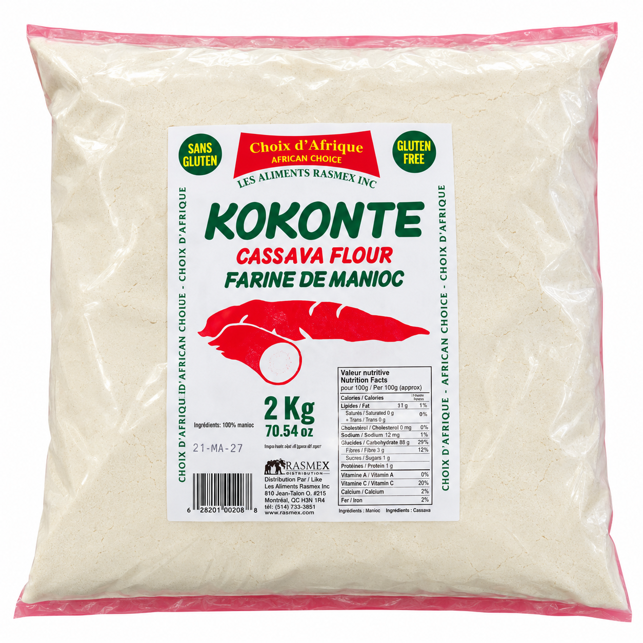 Cassava - Kokonte 2kg