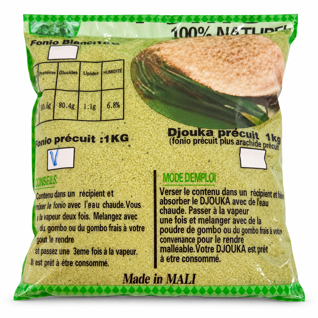 Precooked Fonio 1kg