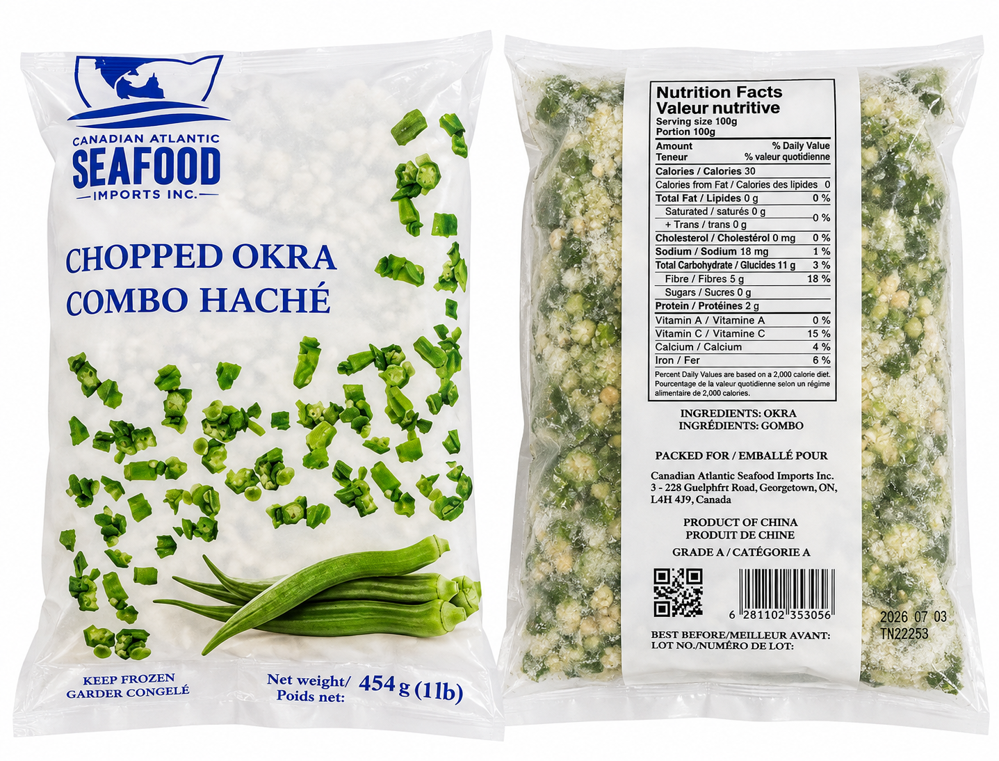 Chopped Okra