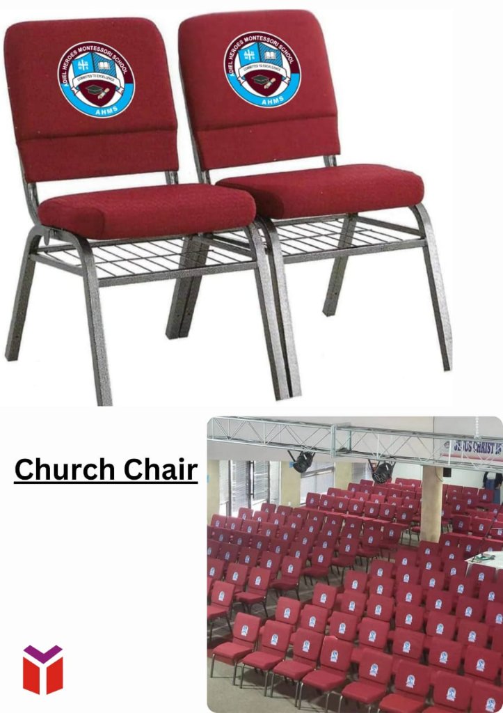 Church Chair (Maroon)