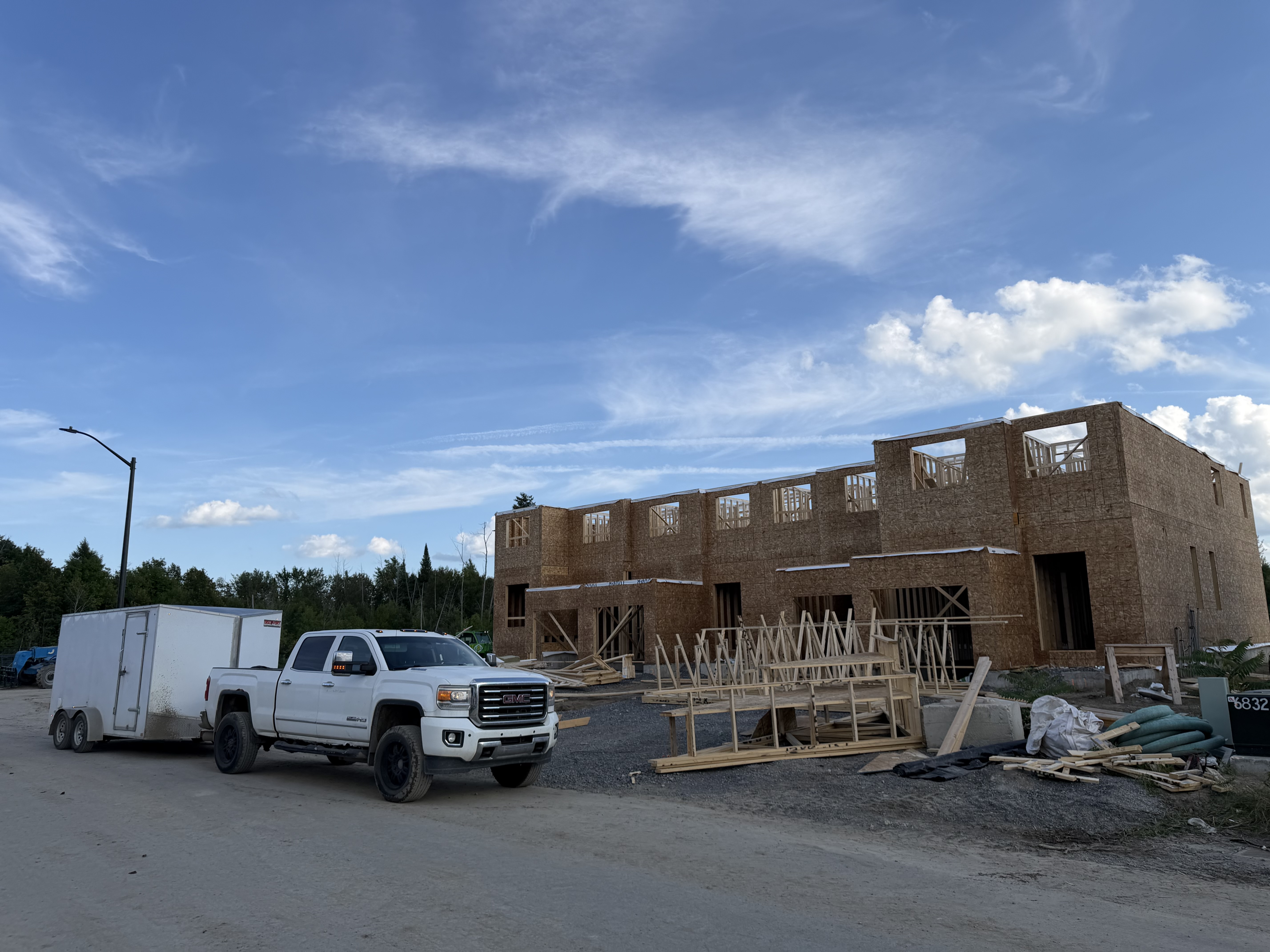 New Townhouse Framing — Arnprior