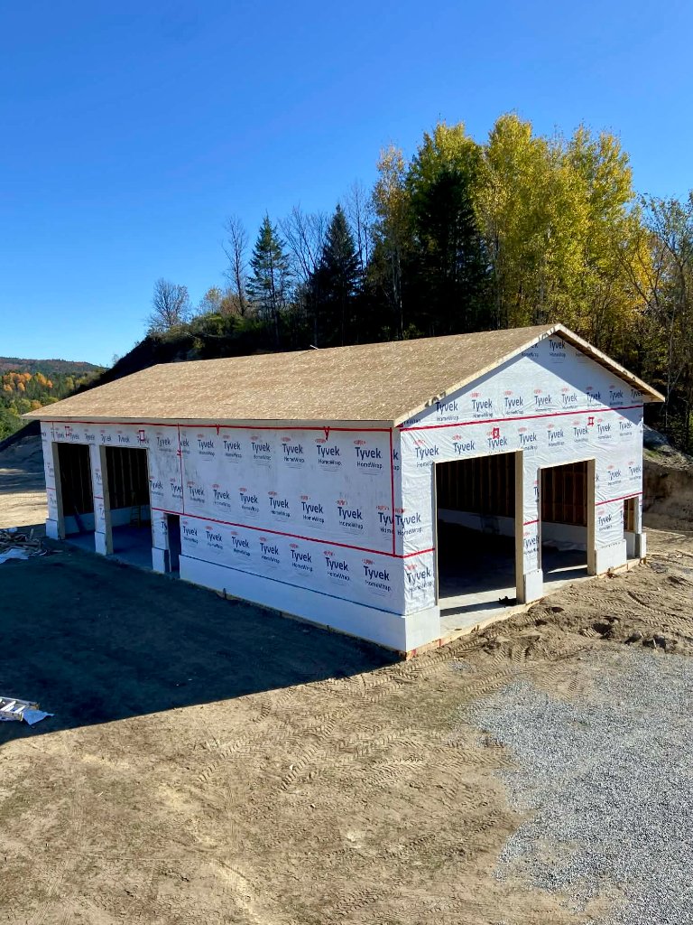 New Garage Framing — Low