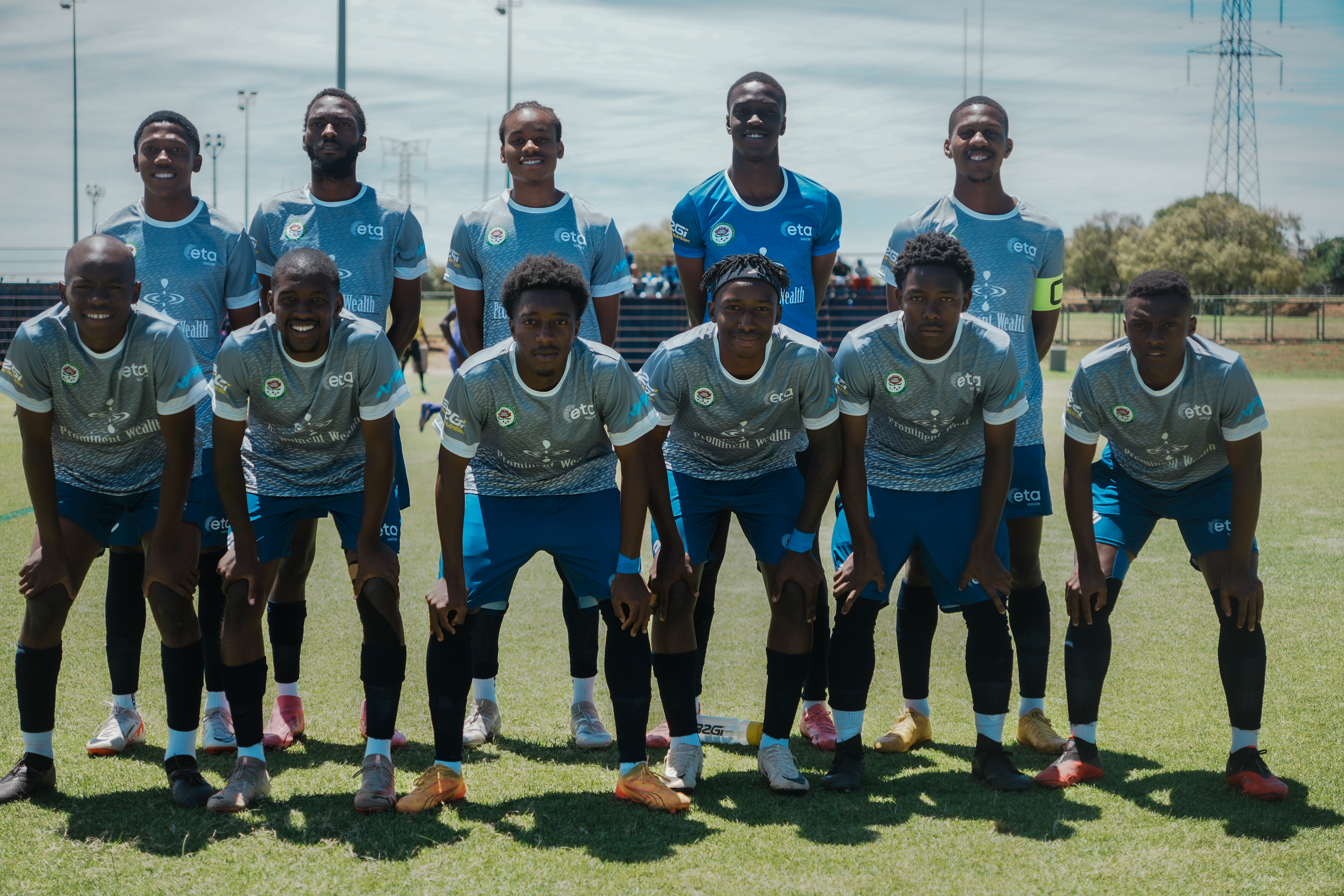 eta Pretoria Football Club team on match day