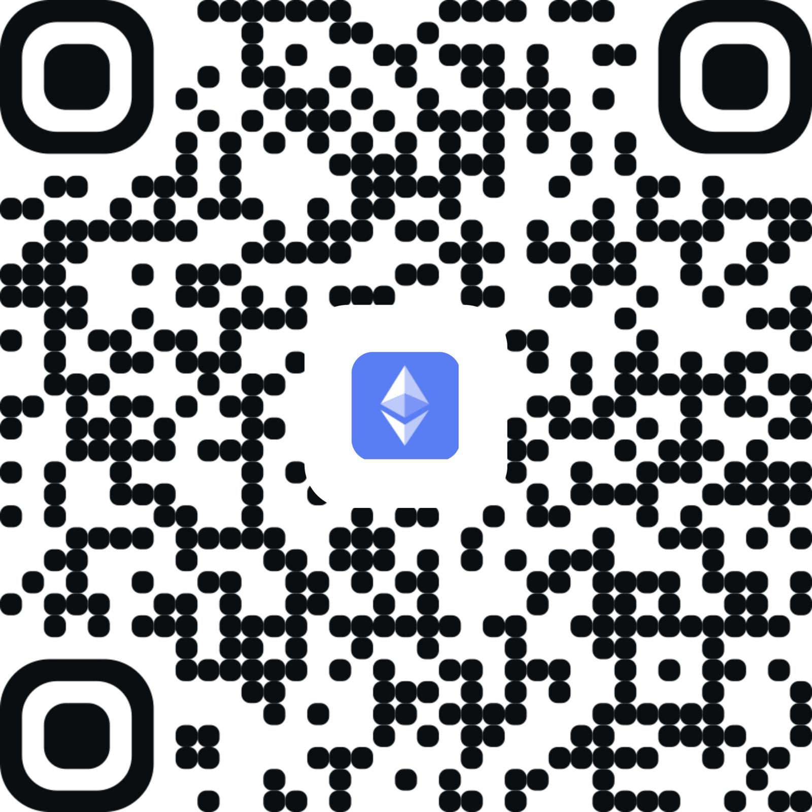 Ethereum (ETH) donation QR code