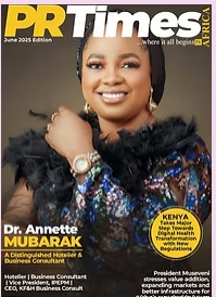 Dr. Annette Mubarak — PR Times Africa Cover