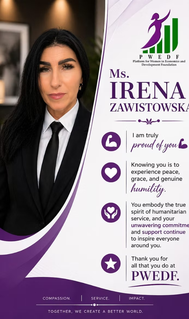 Ms. Irena Zawistowska — PWEDF Partner