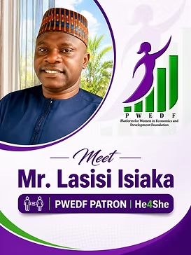 Mr. Lasisi Isiaka — PWEDF Patron | He4She