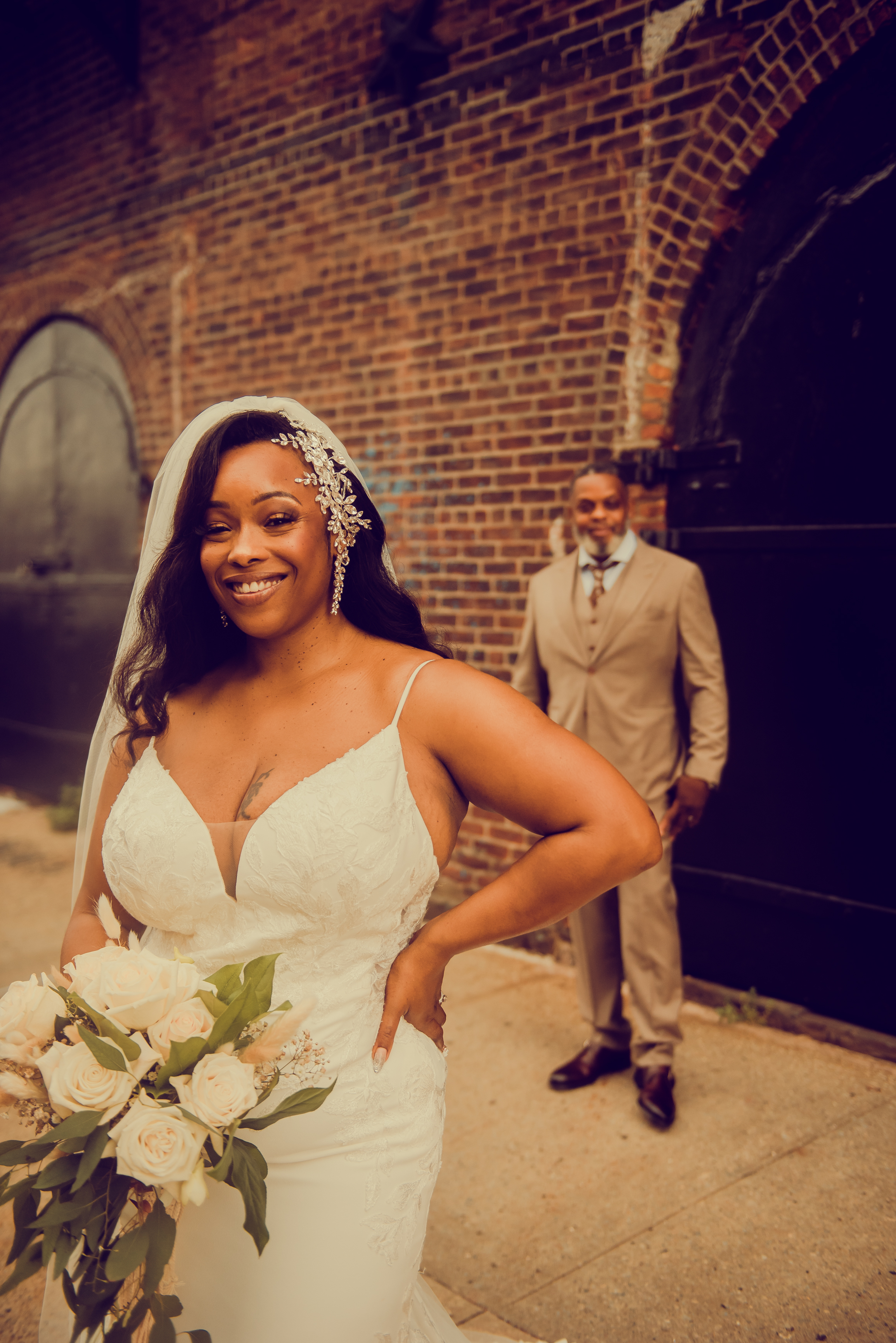 Rustic reception celebration