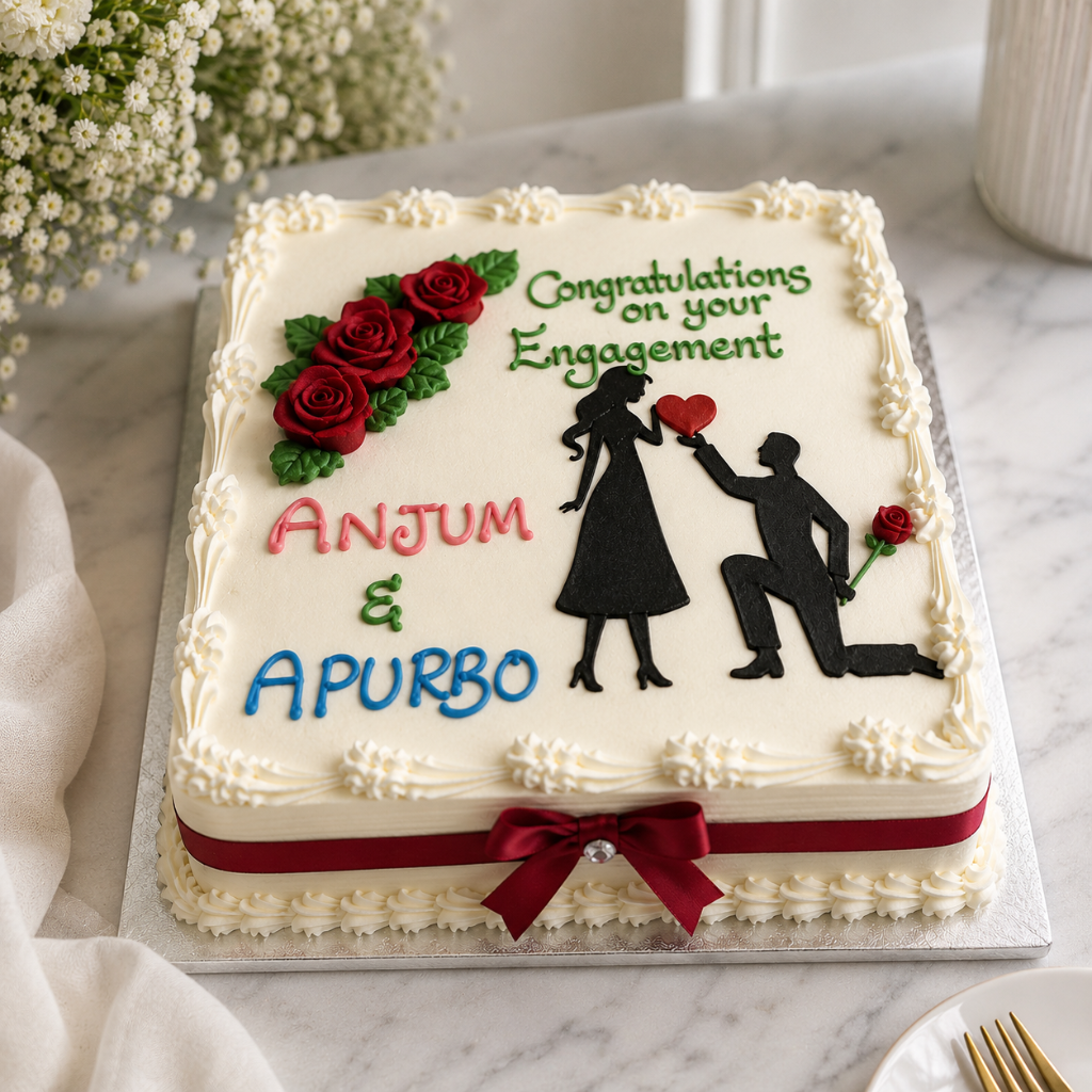 Engagement Cake – EG5