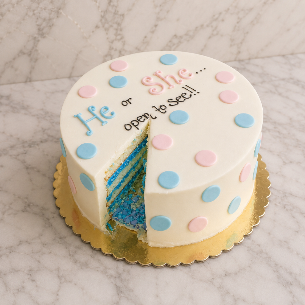 Gender Reveal Cake 2 – GR2