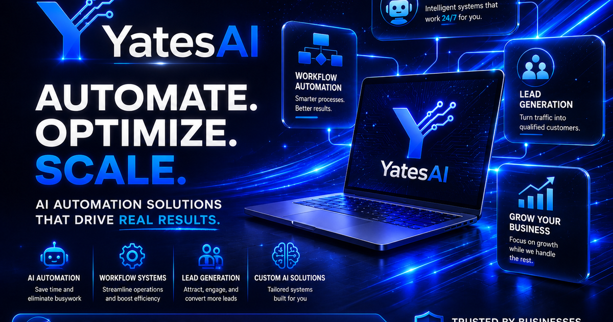 YatesAI - Las Vegas web project by Vegas Marketing