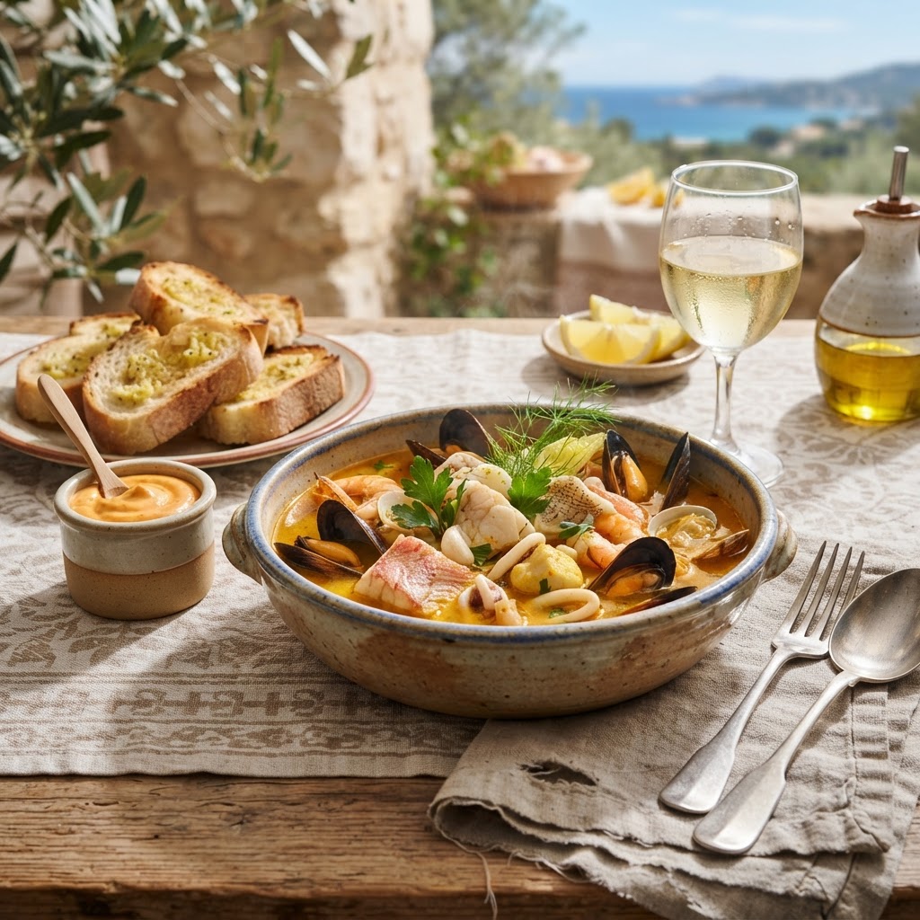Photo de la recette Bouillabaisse — plat française maison