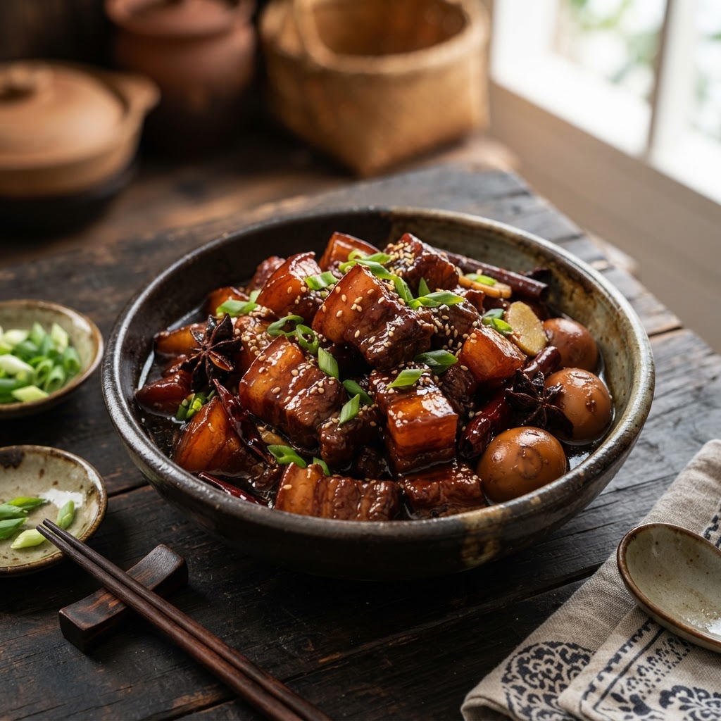 Photo de la recette Hong shao rou — plat chinoise maison