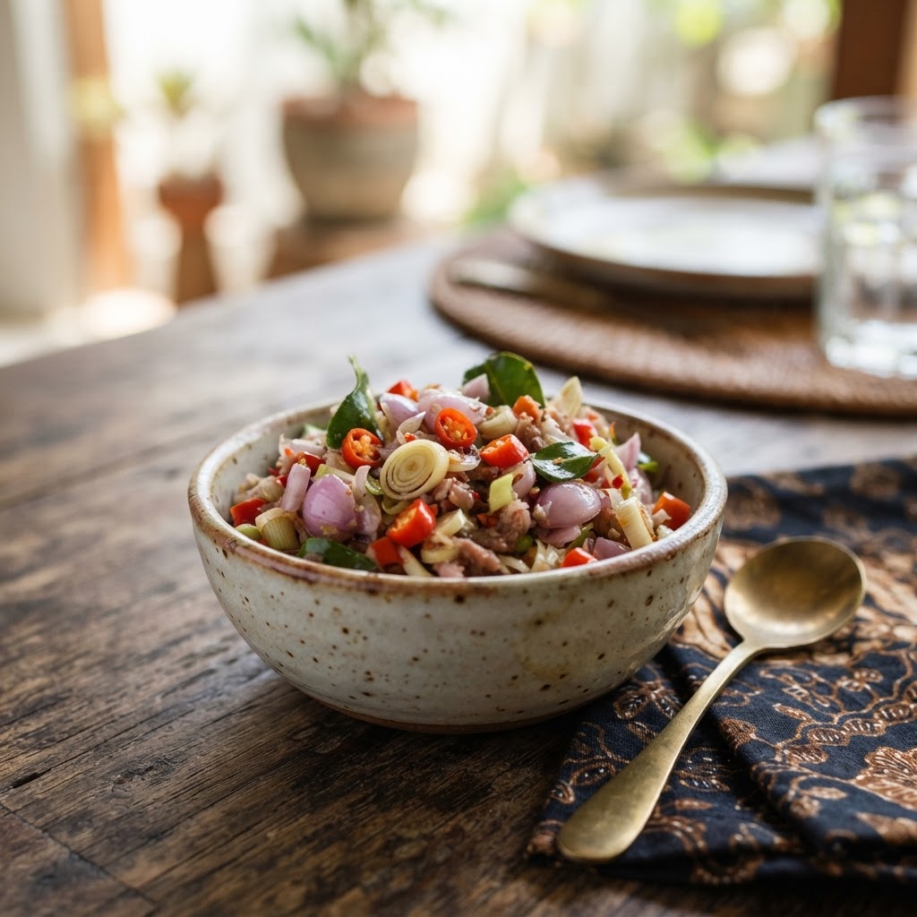 Photo de la recette Sambal Matah — snack indonésienne maison