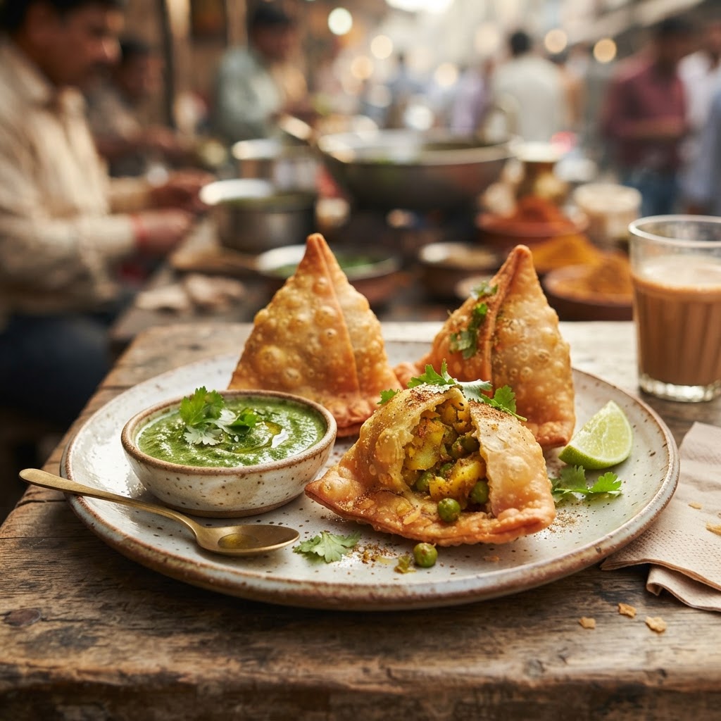 Photo de la recette Samoussas aux légumes — snack indienne maison