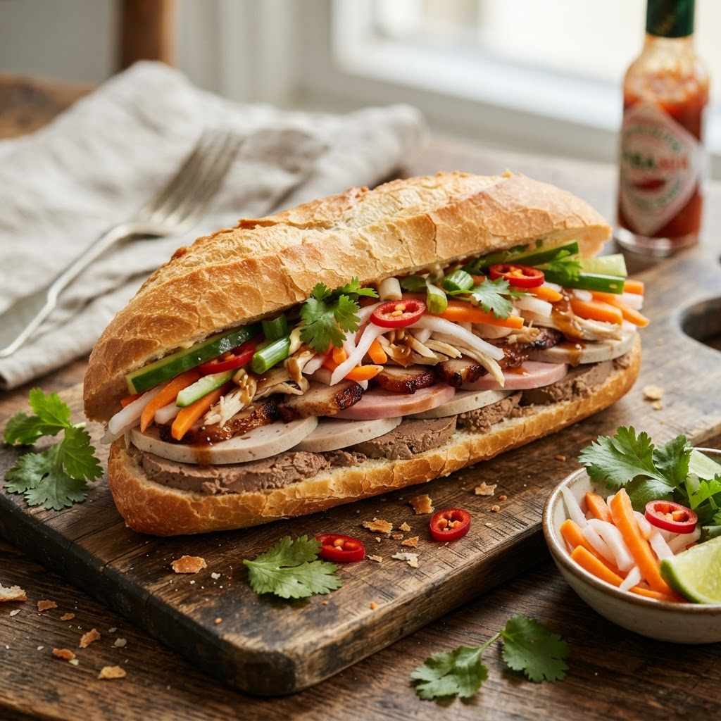 Photo de la recette Banh mi vietnamien — plat vietnamienne maison