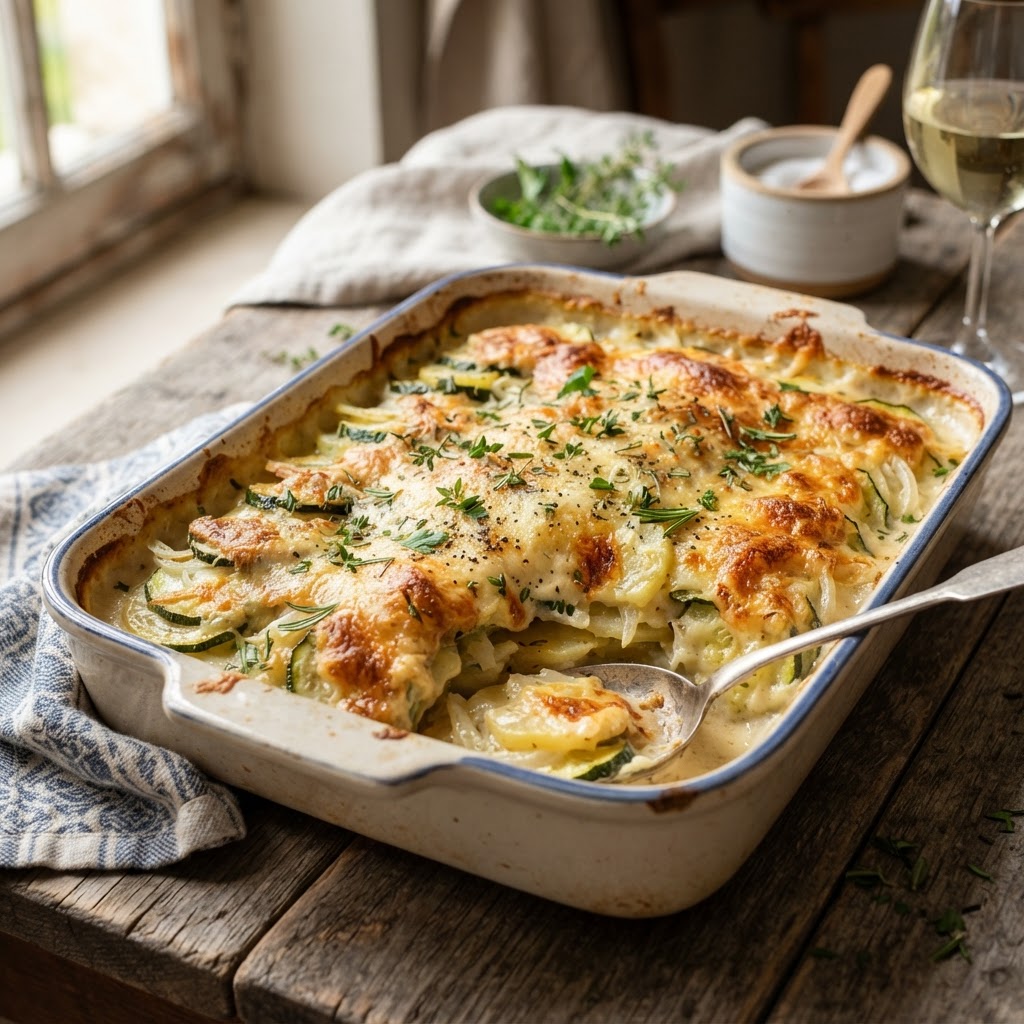 Photo de la recette Gratin de courgettes — plat française maison