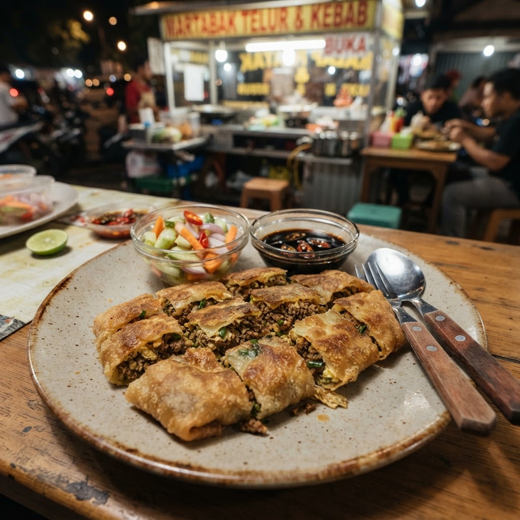 Photo de la recette Martabak Telur — snack indonésienne maison
