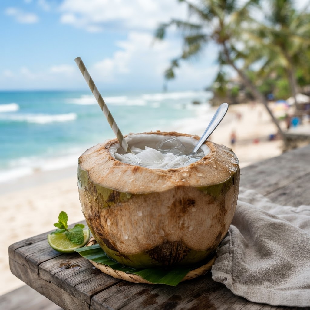 Photo de la recette Es Kelapa Muda — boisson indonésienne maison