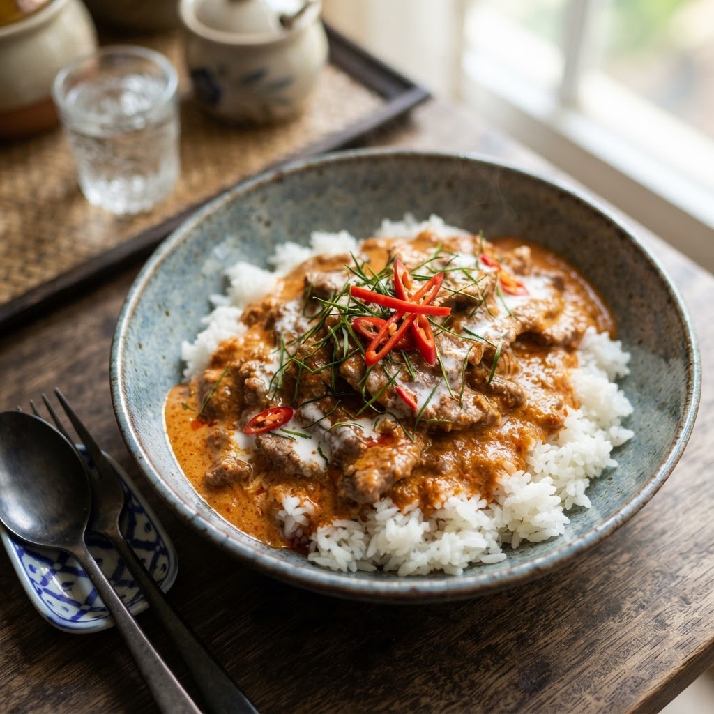 Photo de la recette Panang curry — plat thaïlandaise maison