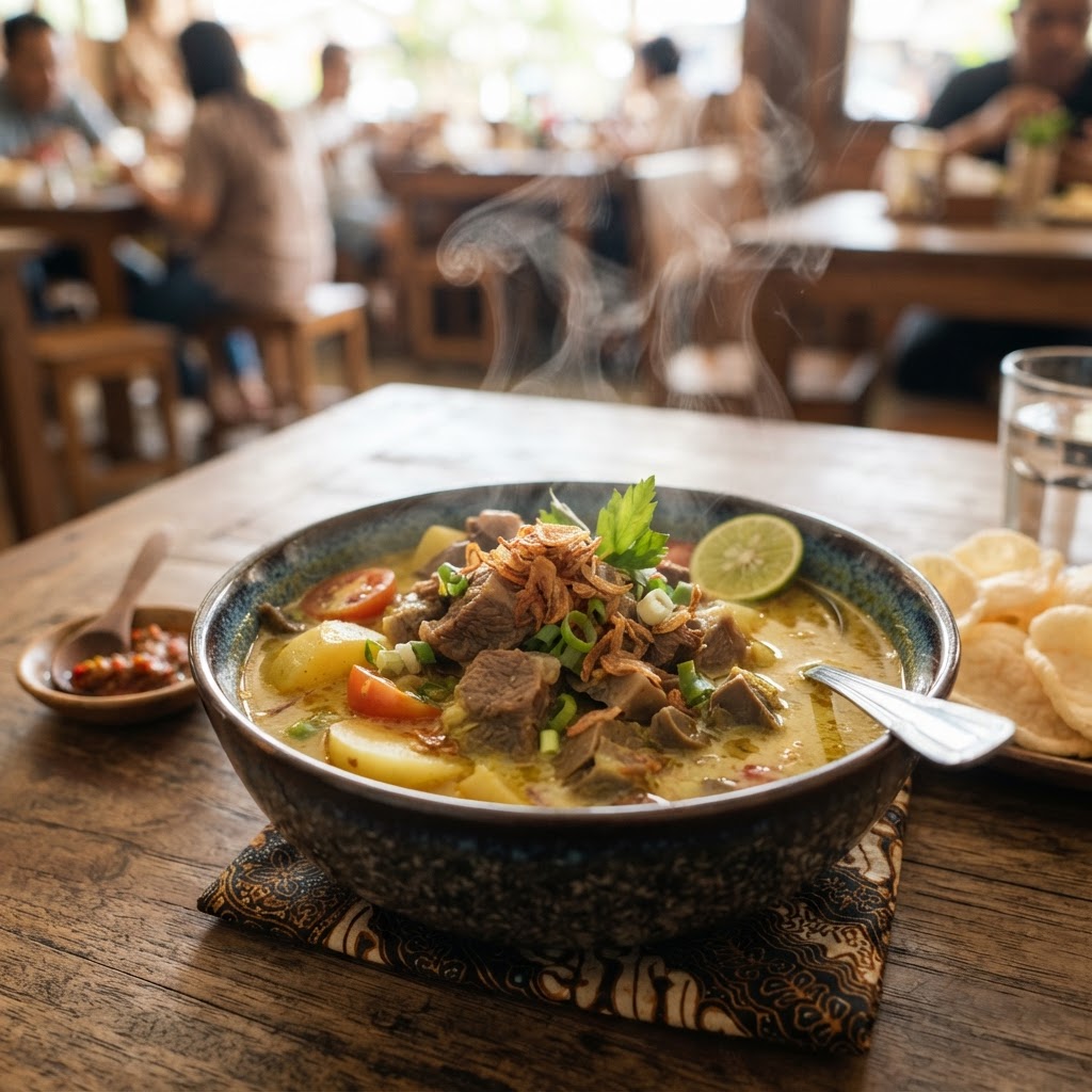 Photo de la recette Soto Betawi — plat indonésienne maison