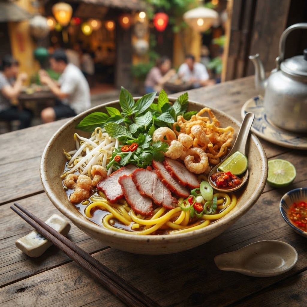 Photo de la recette Cao lau — plat vietnamienne maison