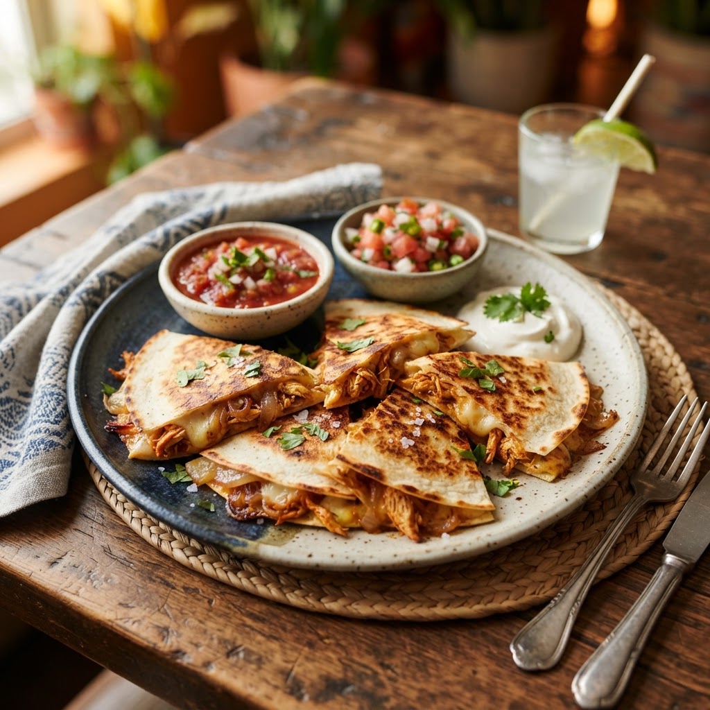 Photo de la recette Quesadillas au poulet — plat mexicaine maison