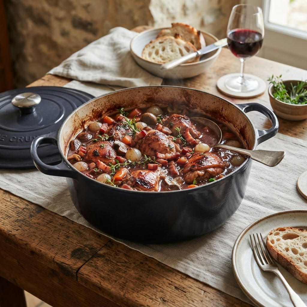 Photo de la recette Coq au vin — plat française maison