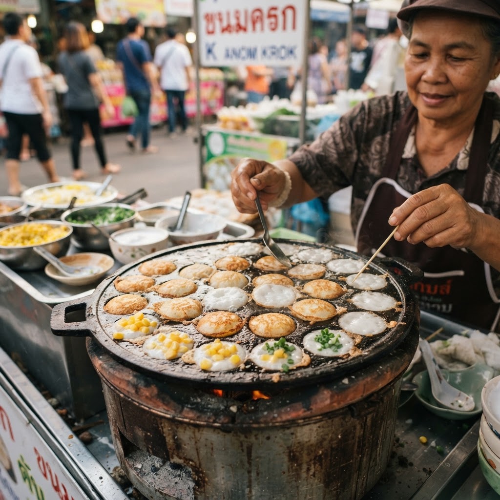 Photo de la recette Kanom krok — dessert thaïlandaise maison