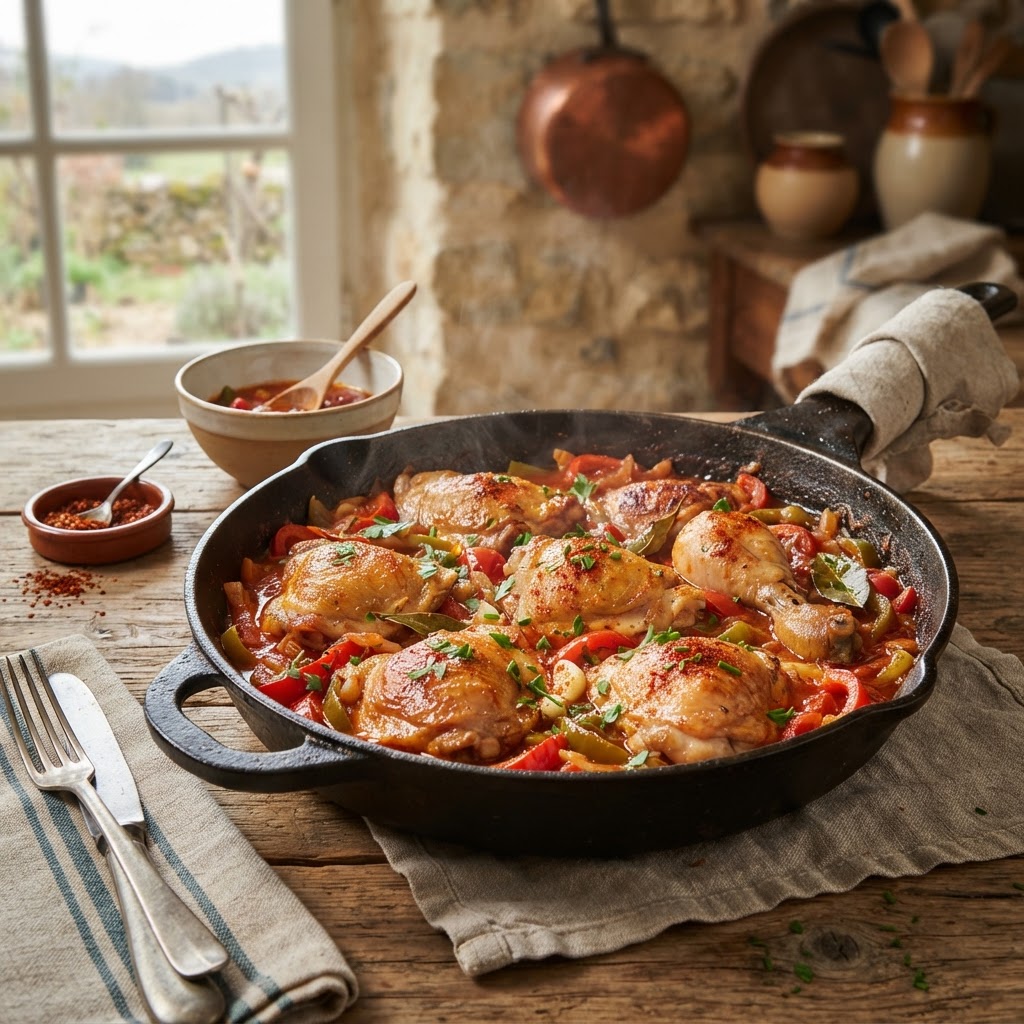 Photo de la recette Poulet basquaise — plat française maison