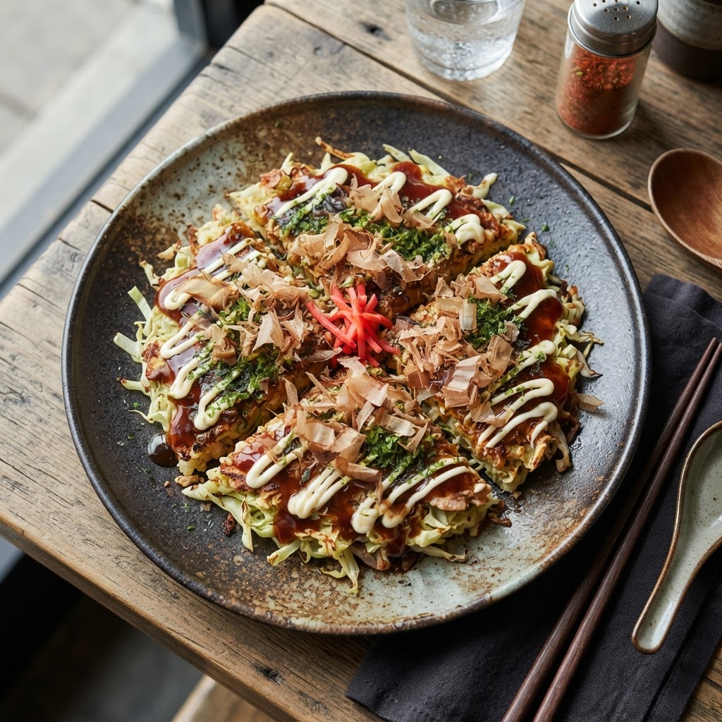 Photo de la recette Okonomiyaki — plat japonaise maison