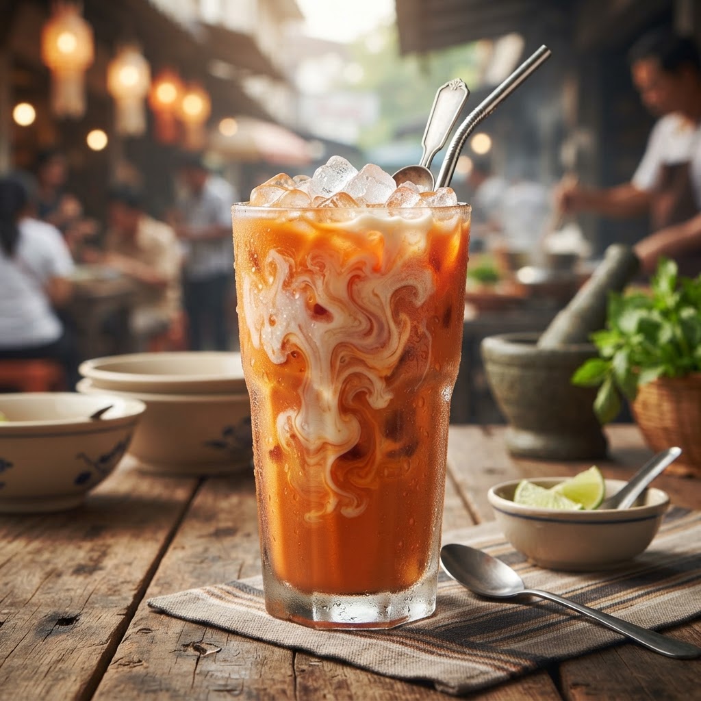 Photo de la recette Cha yen — boisson thaïlandaise maison