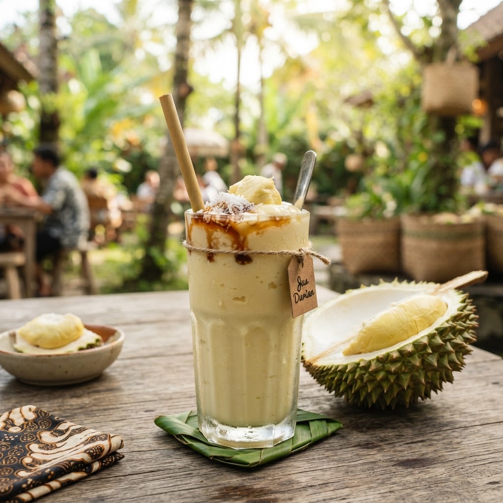 Photo de la recette Jus Durian — boisson indonésienne maison