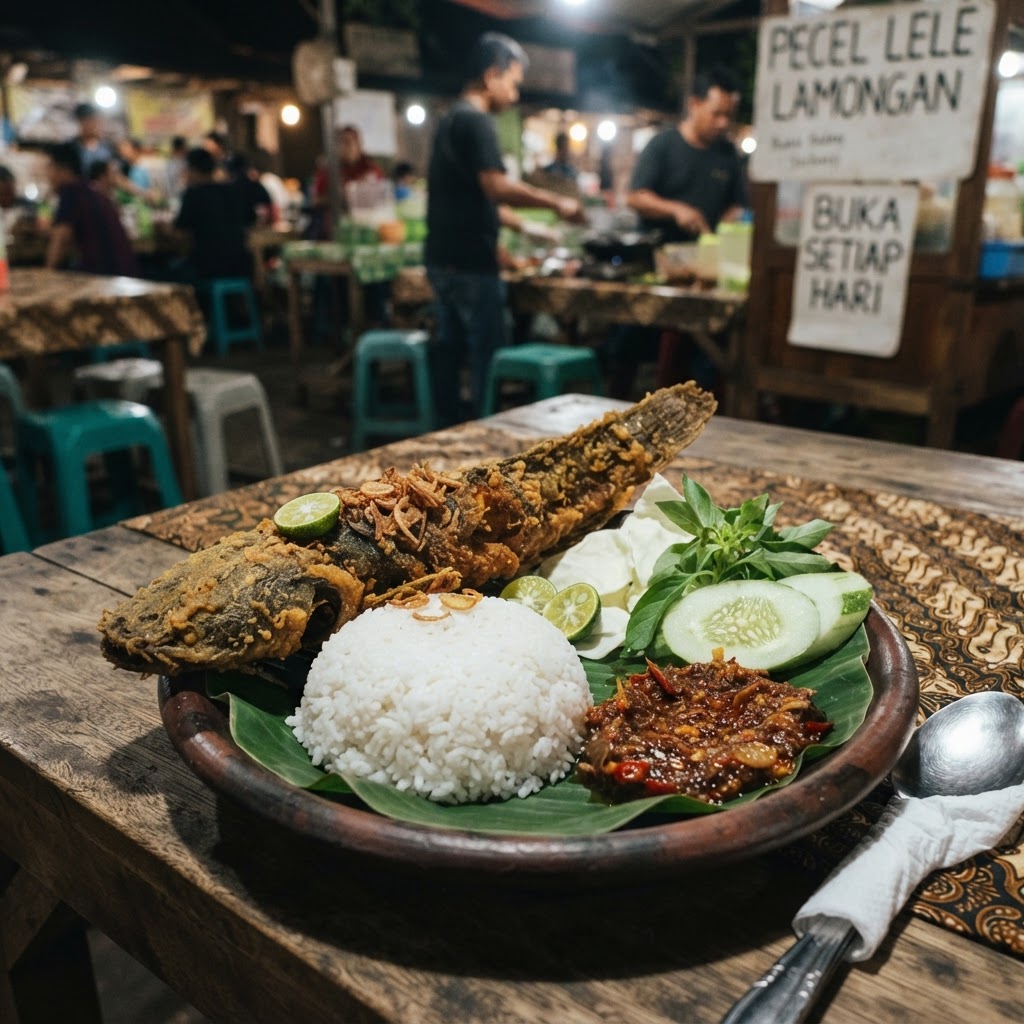 Photo de la recette Pecel Lele — plat indonésienne maison