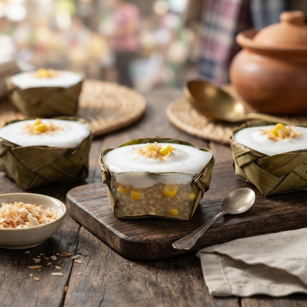 Photo de la recette Tako coco — dessert thaïlandaise maison