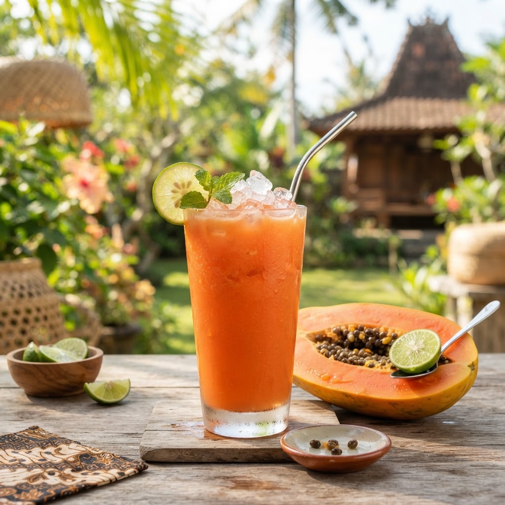 Photo de la recette Jus Pepaya — boisson indonésienne maison