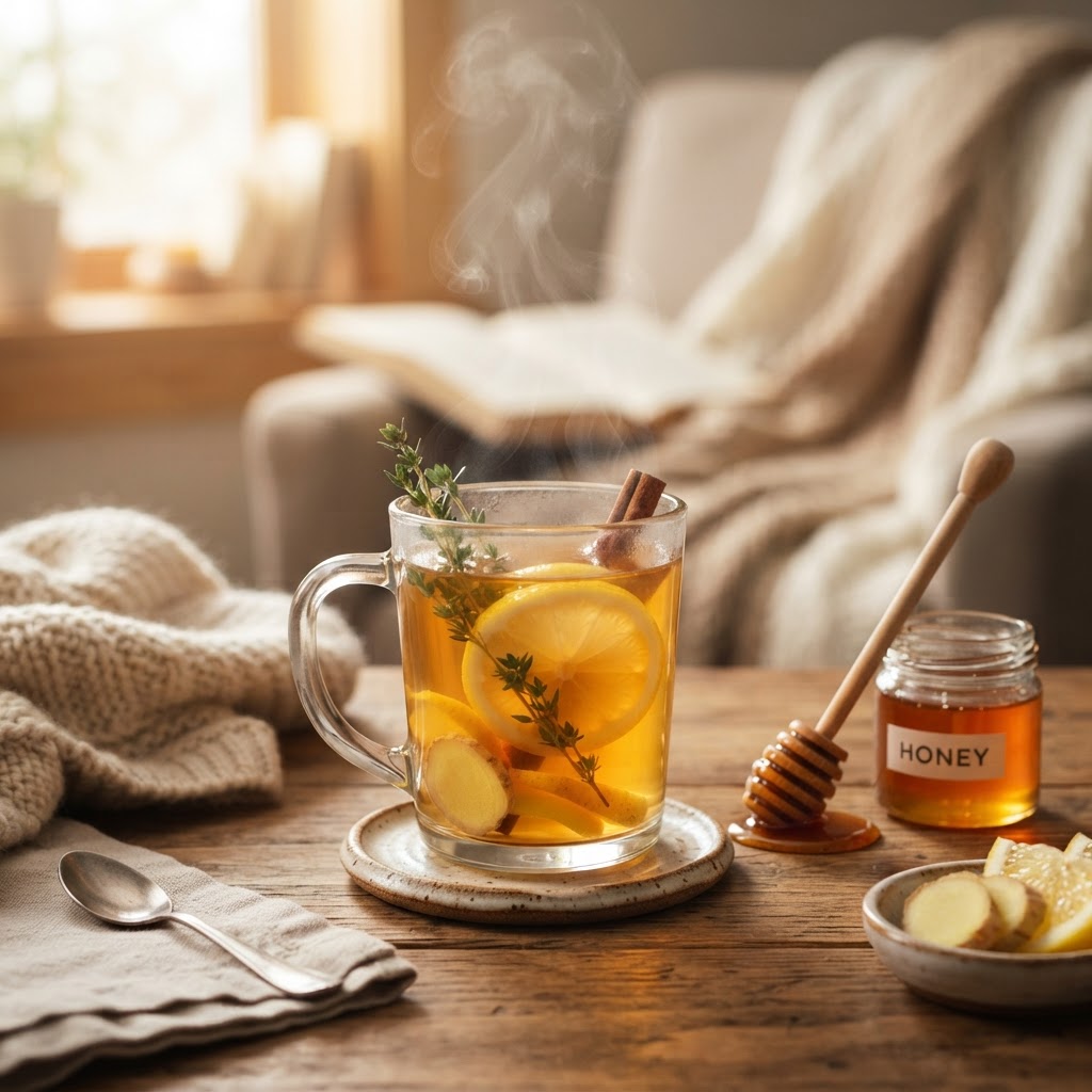 Photo de la recette Tisane au gingembre-citron — boisson healthy maison
