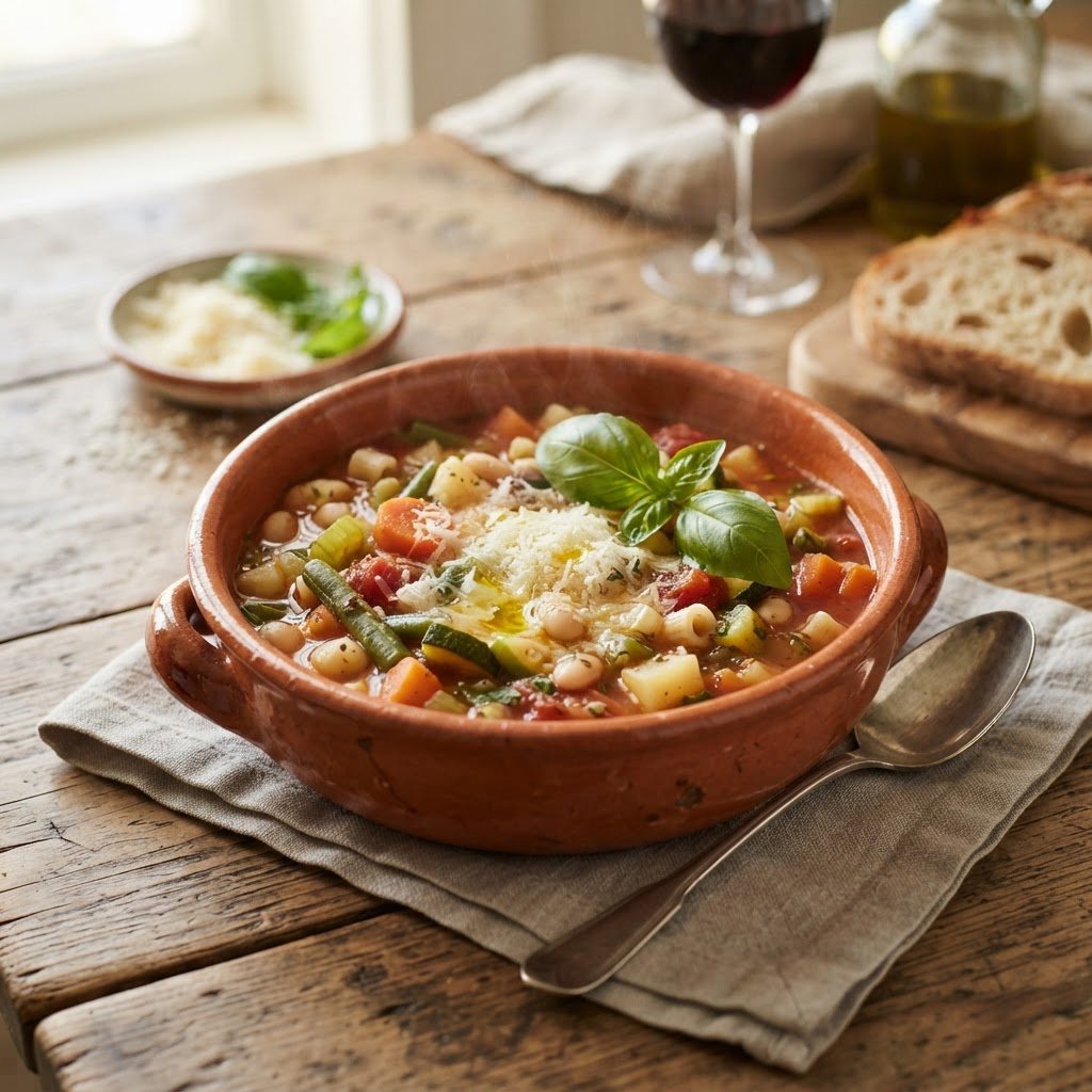 Photo de la recette Minestrone — entrée italienne maison