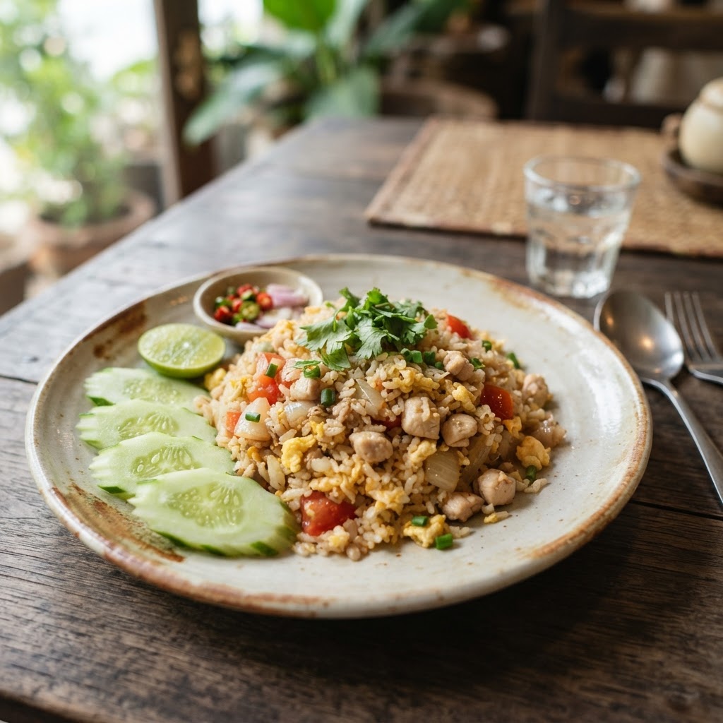 Photo de la recette Khao pad — plat thaïlandaise maison