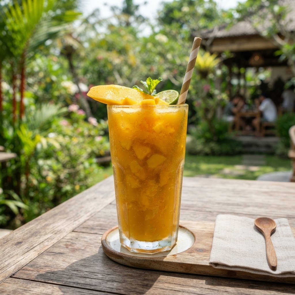 Photo de la recette Jus Mangga Arumanis — boisson indonésienne maison
