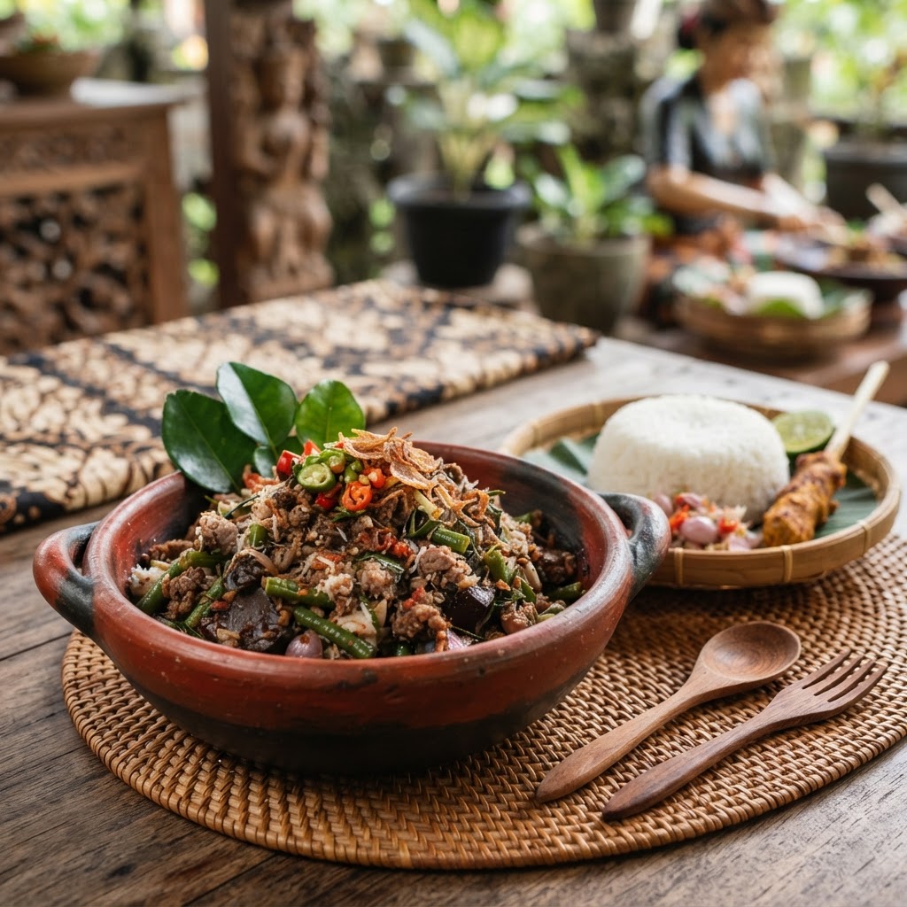 Photo de la recette Lawar — plat indonésienne maison