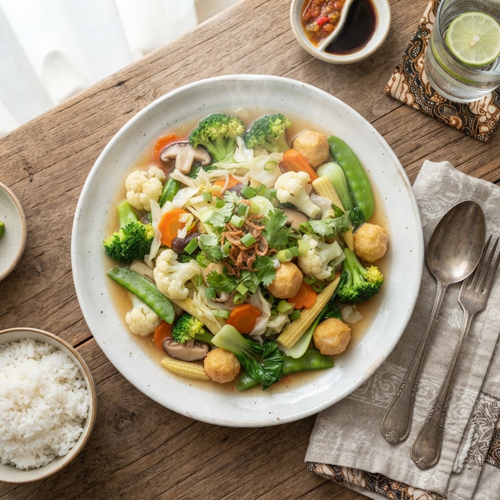 Photo de la recette Cap Cay — plat indonésienne maison