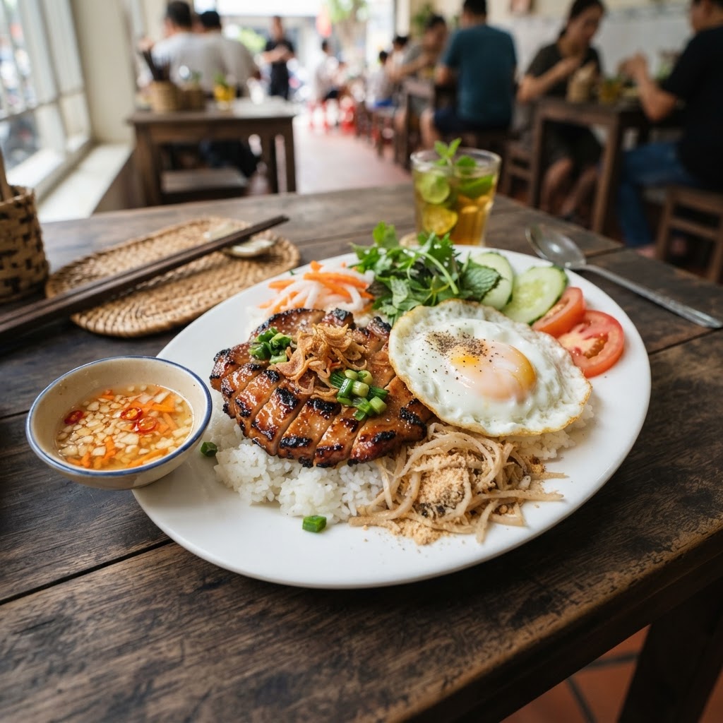 Photo de la recette Com tam suon — plat vietnamienne maison