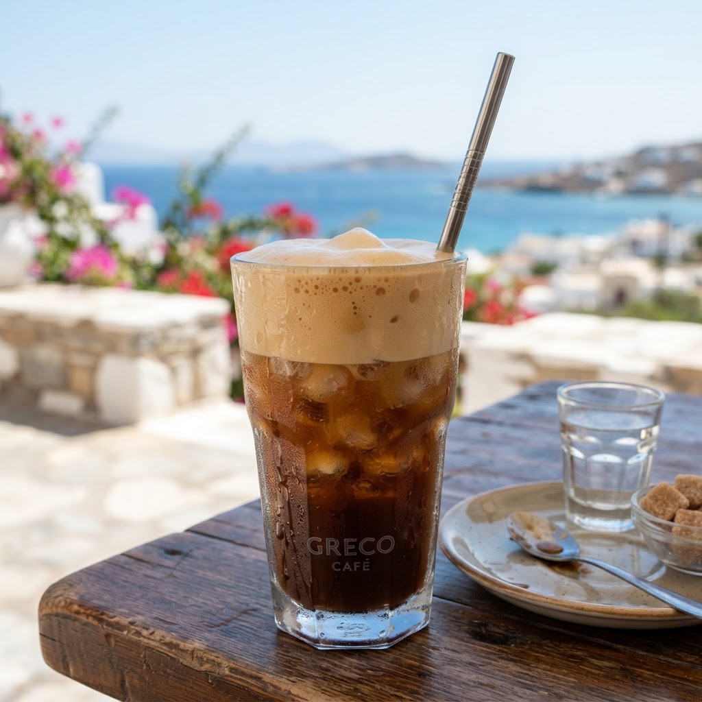 Photo de la recette Café frappé — boisson grecque maison