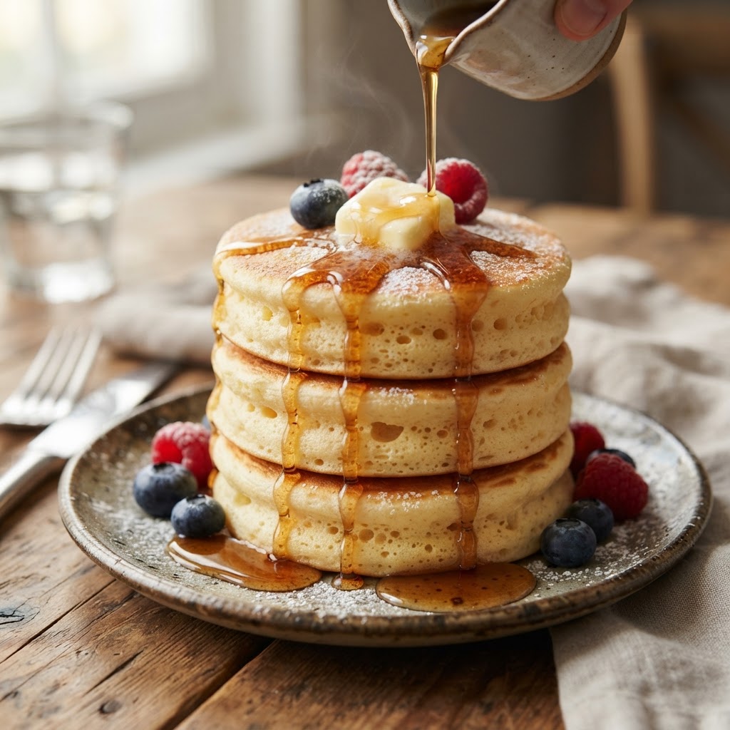 Photo de la recette Pancakes moelleux — snack américaine maison