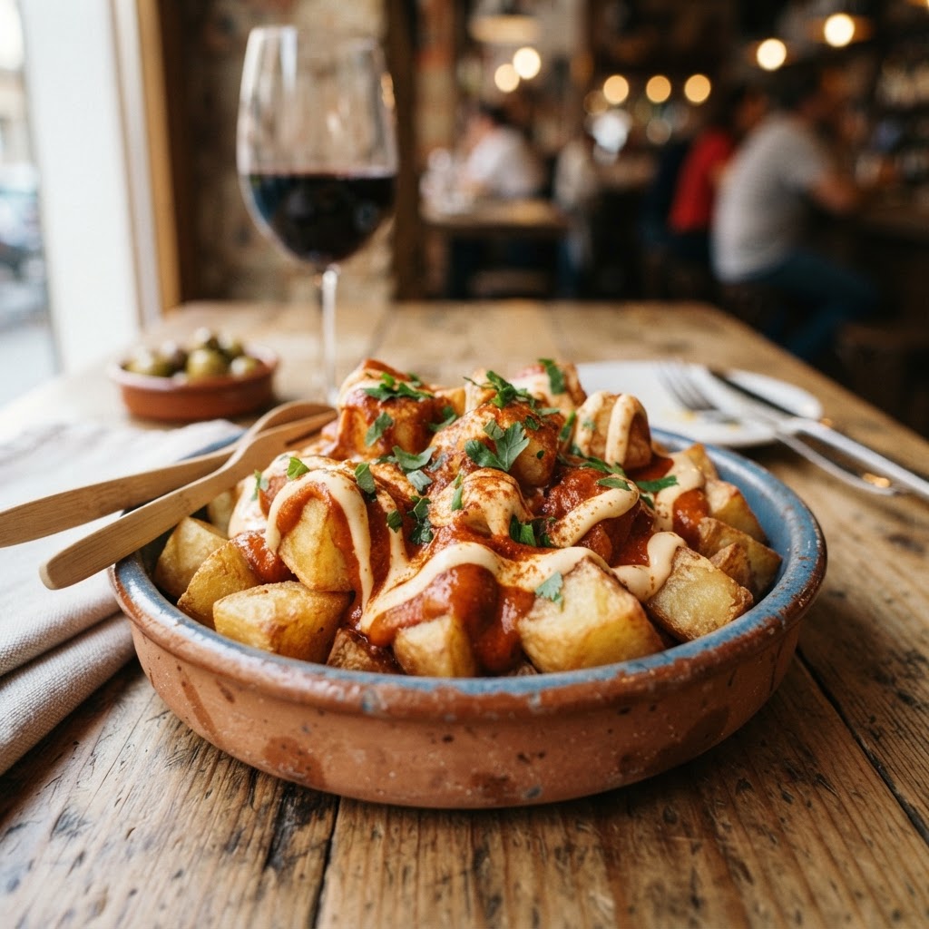 Photo de la recette Patatas bravas — snack espagnole maison