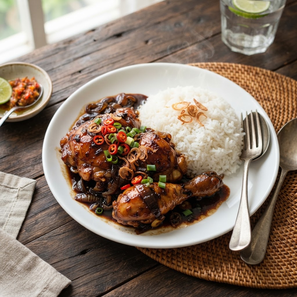 Photo de la recette Ayam Kecap — plat indonésienne maison