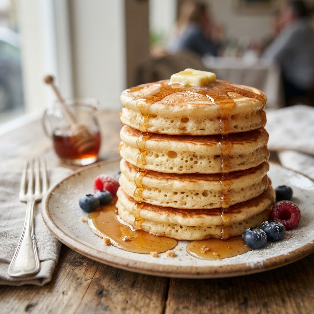 Photo de la recette Fluffy Pancakes — plat américaine maison