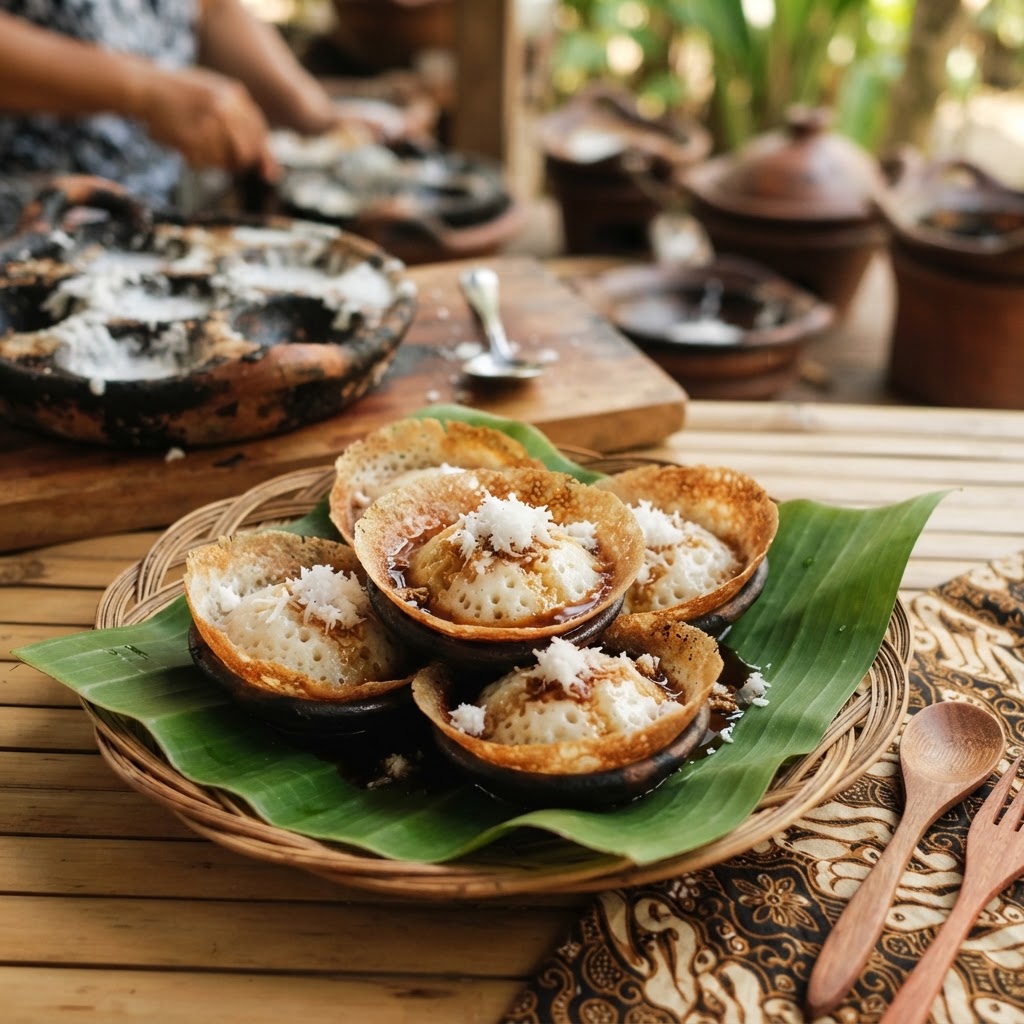 Photo de la recette Serabi Notosuman — dessert indonésienne maison